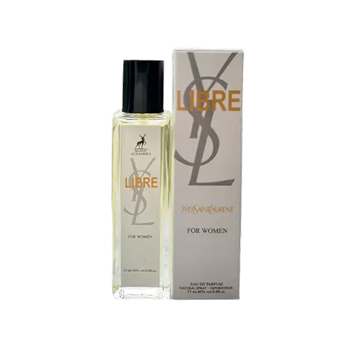 عطر جیبی الحمبرا ایو سن لورن لیبر (لیبره) ادو پرفیوم 35 میل شرکتی عطرافرا