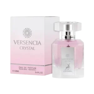 عطر و ادکلن الحمبرا ورساچه برایت کریستال صورتی (ورسنسیا کریستال) ادو پرفیوم 100 میل شرکتی عطرافرا