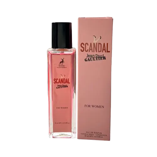 ادکلن جیبی الحمبرا ژان پل گوتیه اسکندل زنانه ادو پرفیوم 35 میلی لیتر عطرافرا