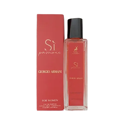 ادکلن جیبی الحمبرا جورجیو آرمانی اس آی پشن ادو پرفیوم 35 میلی لیتر عطرافرا