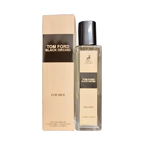 ادکلن جیبی الحمبرا تام فورد بلک ارکید ادو پرفیوم 35 میلی لیتر عطرافرا