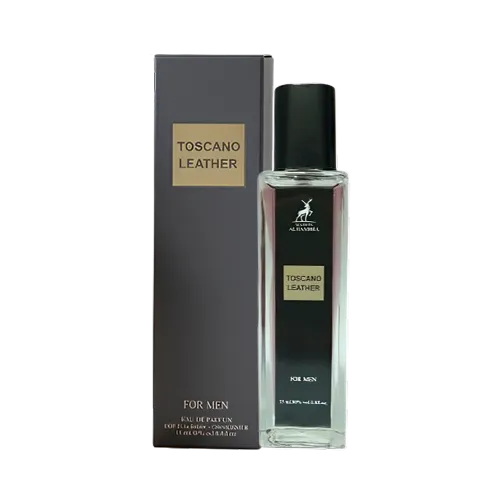 ادکلن جیبی الحمبرا تام فورد توسکان لدر ادو پرفیوم 35 میلی لیتر عطرافرا