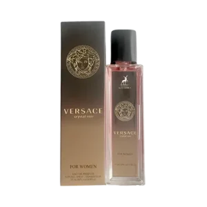 ادکلن جیبی الحمبرا ورساچه کریستال نویر (ورساچه مشکی) ادو پرفیوم 35 میلی لیتر عطرافرا