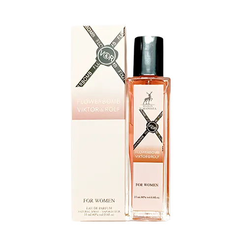 ادکلن جیبی الحمبرا ویکتور اند رولف فلاور بمب ادو پرفیوم 35 میلی لیتر عطرافرا