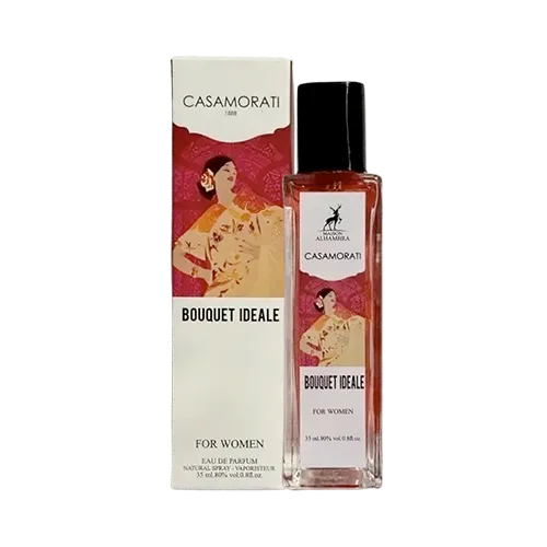 ادکلن جیبی الحمبرا زرجف کازاموراتی بوکت آیدیل ادو پرفیوم 35 میلی لیتر عطرافرا