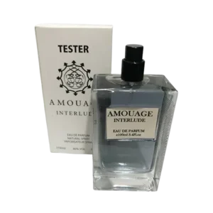 تستر جعبه سفید آمواج اینترلود مردانه (آمواژ اینترلود) ادوپرفیوم اماراتی 100 میل عطرافرا
