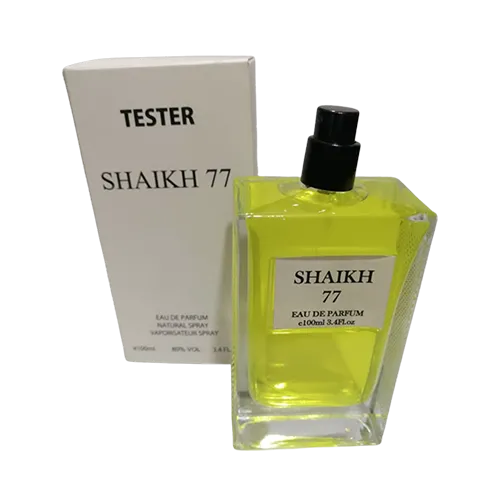 تستر جعبه سفید شیخ اپیولنت شیخ کلاسیک شماره 77 ادوپرفیوم اماراتی 100 میل عطرافرا